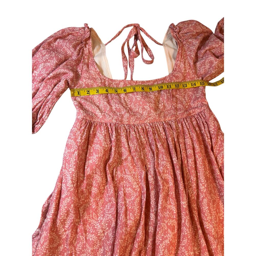 Pink  Anthropologie Pilcro Long-Sleeved Babydoll Dress - Size S - Picture 7 of 16